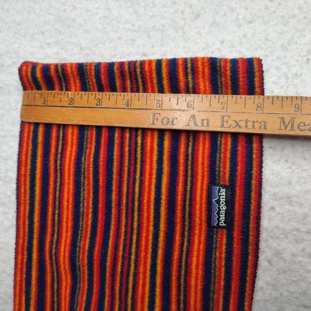 VINTAGE Patagonia Neck Gaiter Balaclava Mens Womens Blue Orange