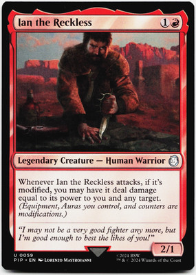 Ian the Reckless [Universes Beyond: Fallout] MTG PIP Magic  