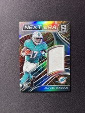 2021 Panini Spectra - Next Era Jaylen Waddle #NE-JW Hyper Prizm /75 (MEM, RC)