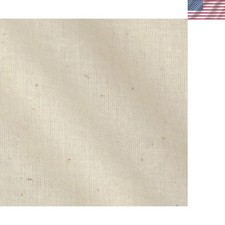 Unbleached 100 Cotton Muslin - 60" Wide, Perfect for Creative Projects