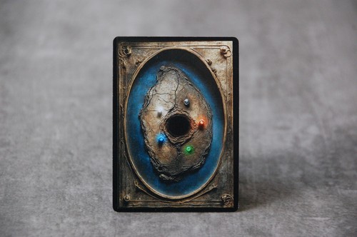 Diamond Tetten Mana Rock MOX | Satirical Altered Art MTG - Picture 3 of 3
