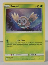 Rowlet [Reverse Holo] #17 Prices | Pokemon Cosmic Eclipse | Pokemon Cards