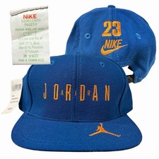 Vintage 90s Nike Air Jordan Snapback 100 Wool Hat Cap Deadstock With Tag RARE