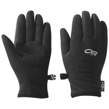 New Outdoor research Kids' Fuzzy Sensor Gloves Black Unisex Kids Size 4 S