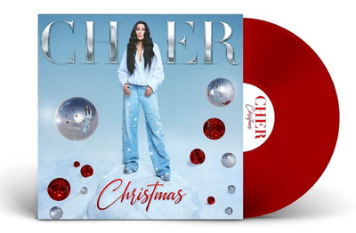 Cher - Christmas ruby red Vinyl LP feat Tyga Steve Wonder Cindy Lauper m. Buble