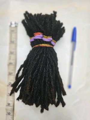 100 % echte natürlich gewachsene Echthaar Dread Locks.