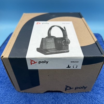 Poly Savi 8220 Stereo UC Office Wireless DECT Headset System