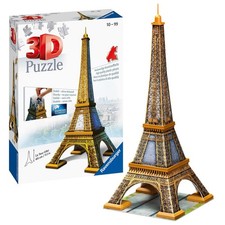 Ravensburger 3D Puzzle Eiffel Tower UNESCO Heritage Model For Fans 10 