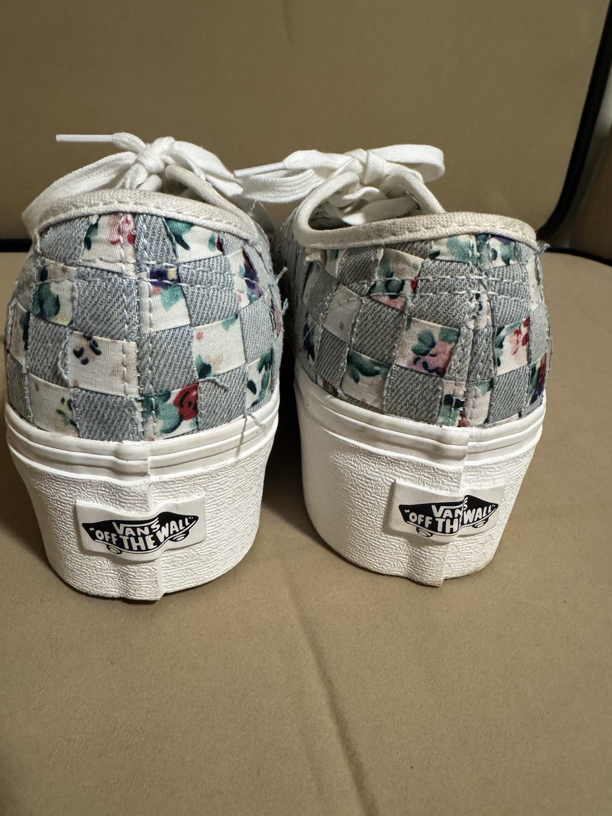 VANS Stackform floral & denim patchwork STACKED a… - image 5