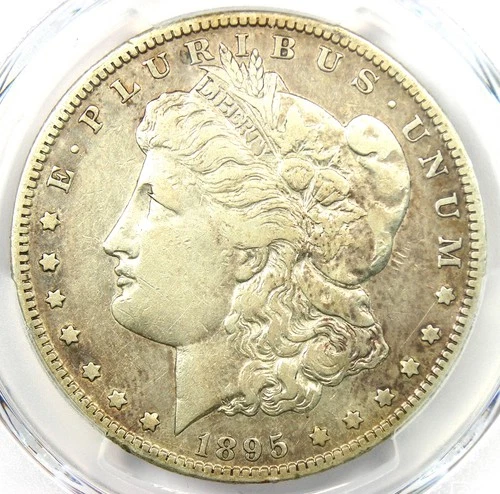 1895-S Morgan Silver Dollar $1 Coin - Certified PCGS VF25 - Rare Date!