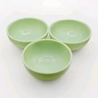 X3 30's-50's Vtg FIRE KING Oven Ware Green Jadeite Glass Soup Cereal 5" Bowl