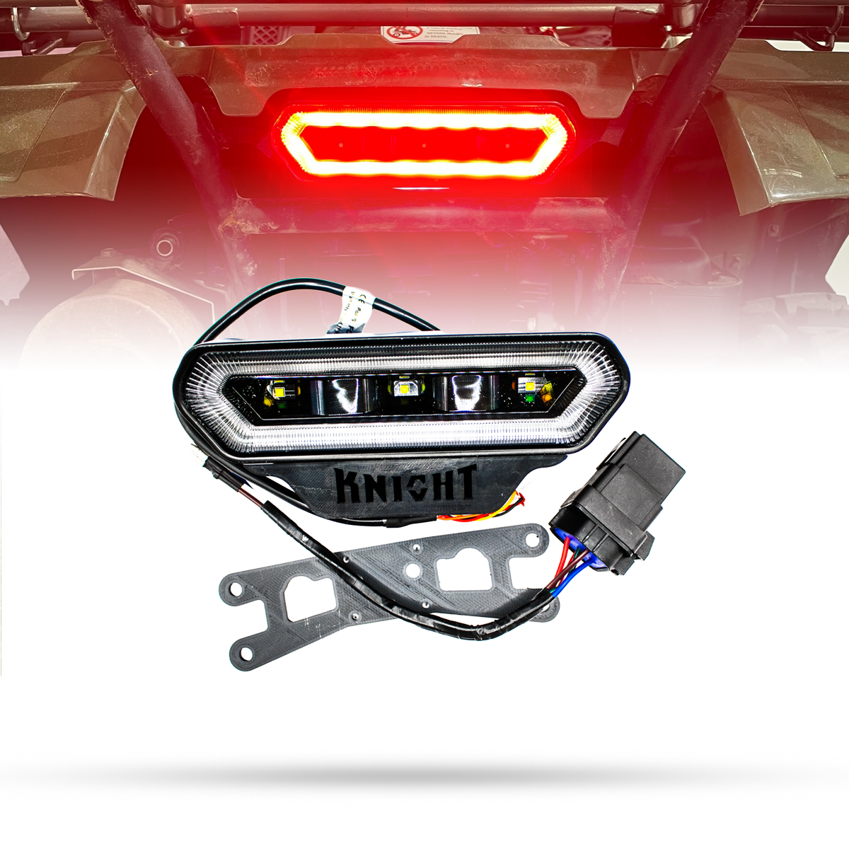 Knight ATV Brute Force Tail Light with Built in Reverse (OEM