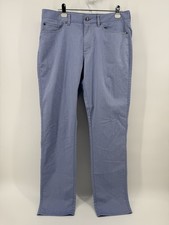 Peter Millar Men  s Size 35 Light Blue 5 Pocket Stretch Performance Golf Pants