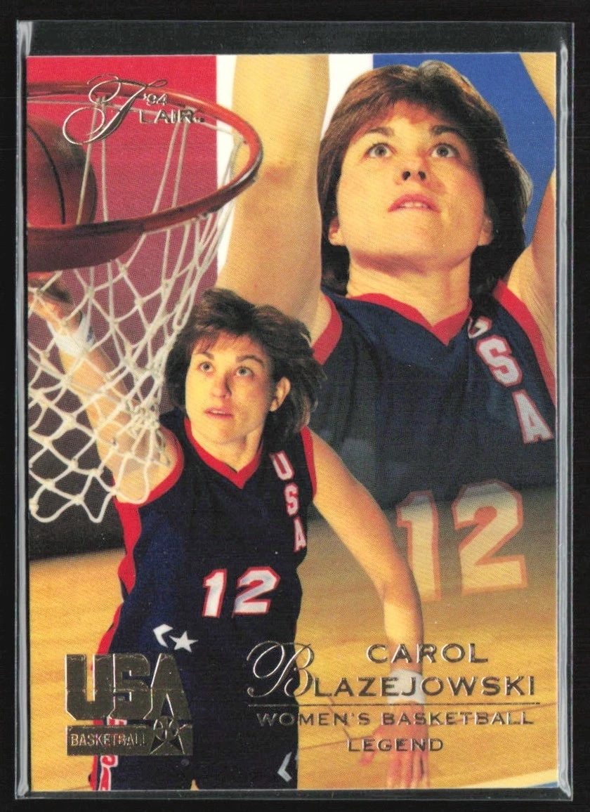 Carol Blazejowski trading card