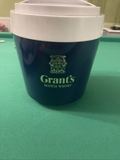 Vintage 1980s Stewart Grant’s Scotch Whisky Ice Bucket - Mancave / Bar 