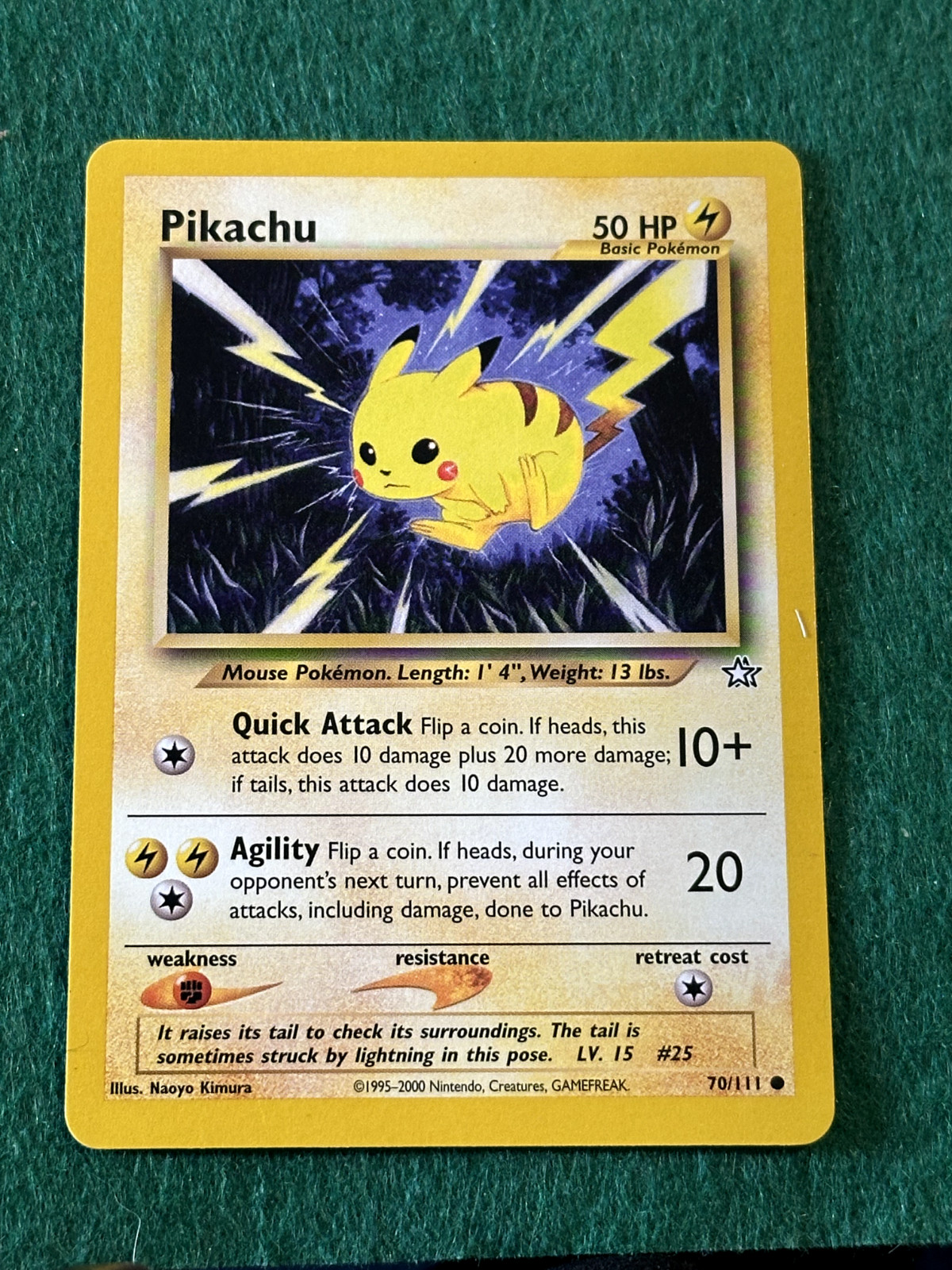 Pikachu 2000 Neo Genesis #70/111 Unlimited Price Guide - Sports