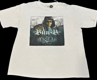 Vintage 2005 Bun B Trill Album Promo XL T-Shirt UGK Pimp C Rap-A-Lot Hip Hop Tee