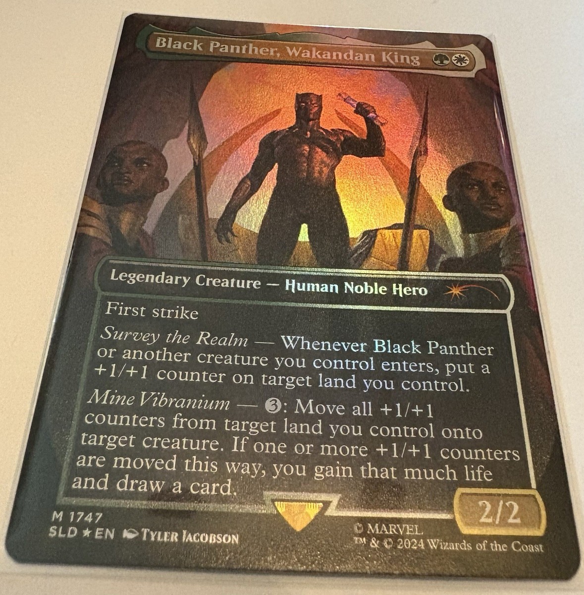 black panther mtg card Amazon.com: MTG Secret Lair: Secret Lair x Marvel's Black Panther (Non-Foil  Edition) : Toys & Games