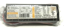 G.E. GEM120TC120 FLUORESCENT BALLAST FOR ONE LAMP F14T12, F15T12, F15T8, F20T12