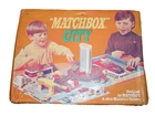 Vintage Lesney Matchbox City Play Set 1973 Plastic Suitcase Style Lots of Cracks
