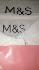 Marks and Spencer x 2 Slim Fit Kurzarm Poloshirts