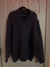 Pendleton Men s 100 Wool Blue Sweater RN29685