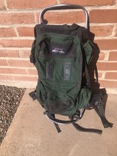 Vtg 90’s Jansport Backpacking Hiking Blue External Aluminum Frame Made in USA