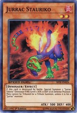Yu-Gi-Oh TCG SBTK-EN024 SR Jurrac Stauriko Speed Duel: Trials of the Kingdom