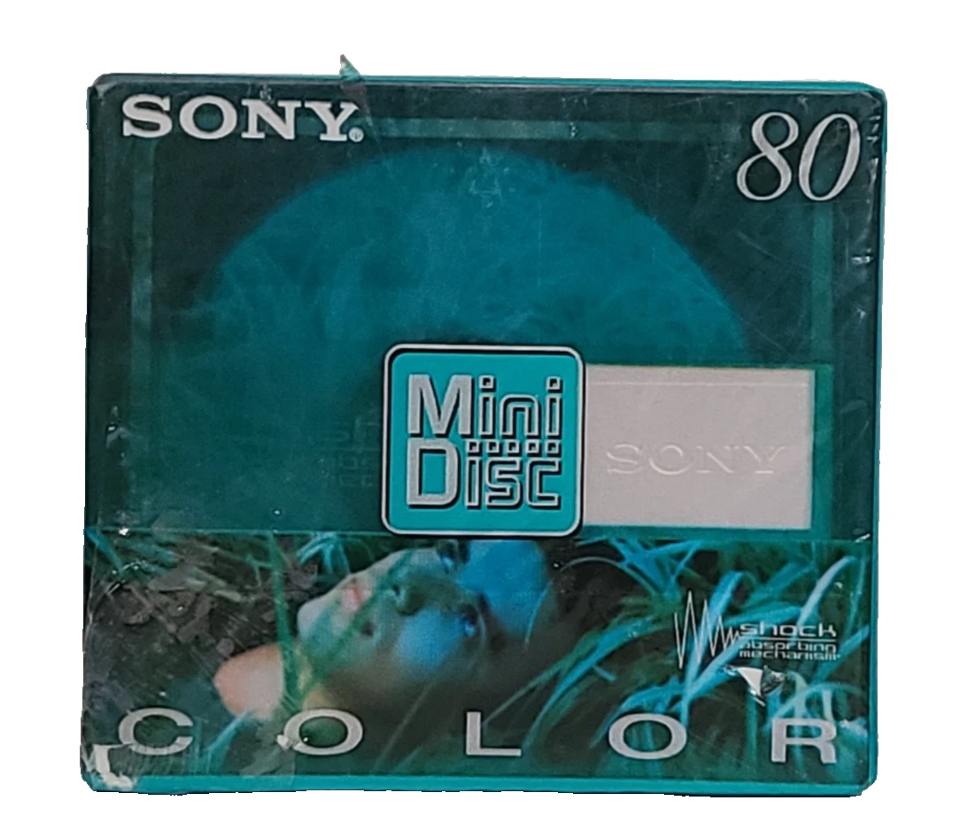 Lot De 10 MiniDisc Sony 80 Min - Color Collection Classique, Scellés (2x5), Japon