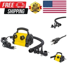 Kwik Tek Air Pump Canister 120-Volt, Yellow/Black