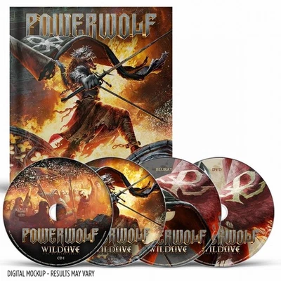 POWERWOLF Wildlive (Live at Olympiahalle) MediaBook 2CD+BLU-RAY+DVD 2026 - Bild 1 von 2