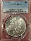 1880-O Morgan Silver Dollar PCGS AU58 BLAST WHITE - LOOKS UNC