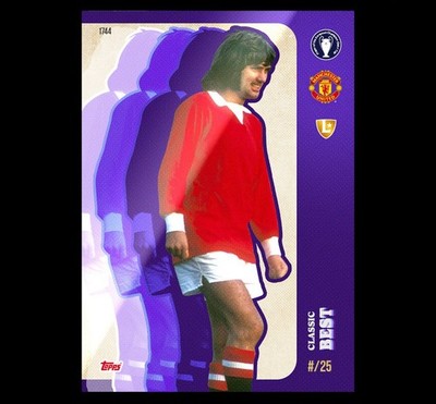 2025/26 Topps Total Football - George Best - Classic - Man Utd Legend /25
