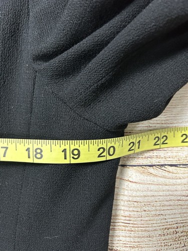 Vintage Burberrys Women's Black 100% Wool Blazer Jacket Size 10 Made in USA - Picture 7 of 11