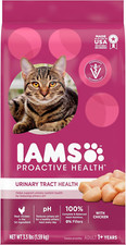 IAMS Proactive Health Adult Urinary Tract Health Dry Cat Food with Chicken, 3.5