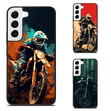 Trendy Case For Samsung Galaxy Z Fold Flip 3 4 5 6 super cool dirt bike