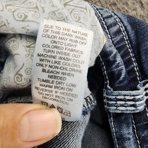 Maurices Jeans Womens 22 Blue Stretch Mid Rise Capri *Read* - Picture 12 of 13