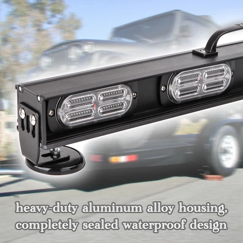 22" Wireless Tow Light Bar Trailer Rechargeable Magnetic For Truck Boat 7Pin - Picture 8 of 11