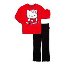 Hello Kitty Toddler Girl Sweatshirt and Leggings Set 2 Piece 4T