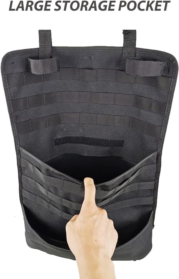 Tactical Back Seat Organizer Car Behind Seat Gun Rack Rifle Holder