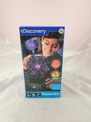 NEW! DISCOVERY SCIENCE TOY MINDBLOWN STEM PLASMA ELECTRICITY GLOBE TOUCH LAMP 