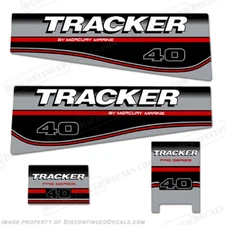 Fits Tracker 40hp Engine Decal kit