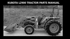 KUBOTA L2900 TRACTOR PARTS MANUALS - 650pgs for L 2900 DT F Service & Repair