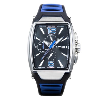 Locman Italy Herrenuhr Tremila Chrono blau Ref. 0550