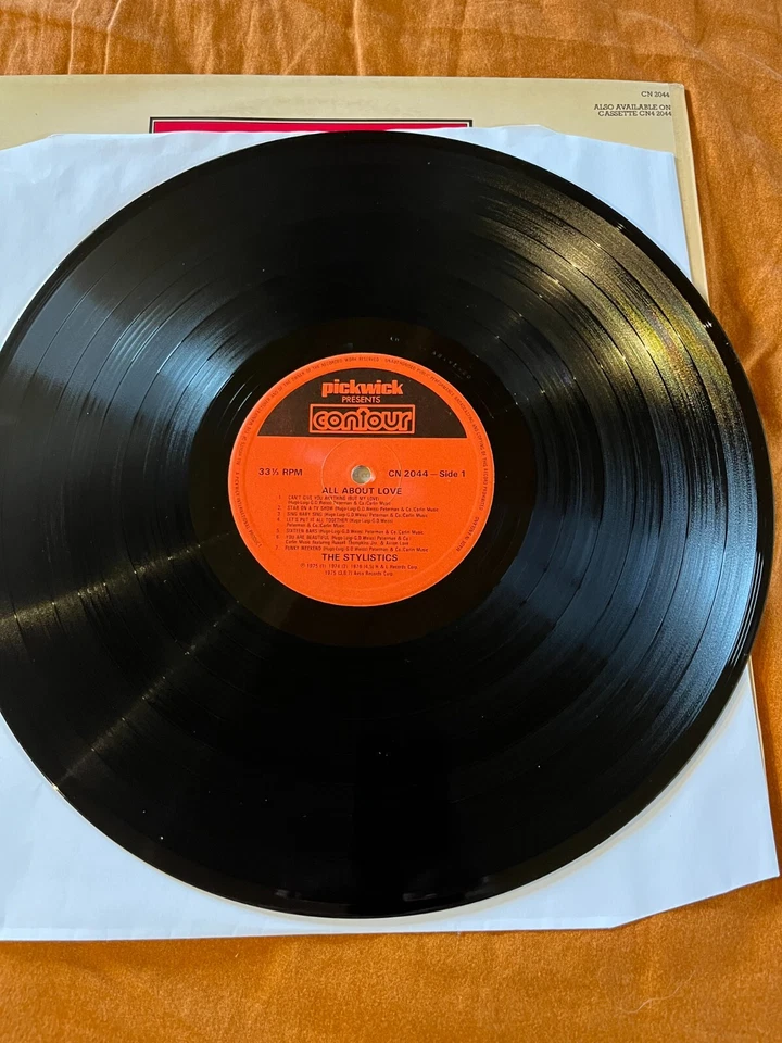 The Stylistics – All About Love Sampler 1981 NEAR MINT Professionally Cleaned - Bild 3 von 4