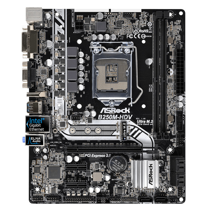 B250 Motherboard G4560 Compatible Motherboard MSI B250 Krait