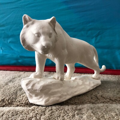 Ceramic Bisque standing BobCat Kitten Ready to Paint Unpainted U-Paint 7 z5 x2 