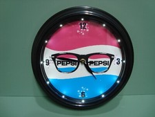 Horloge lumineuse LED Pepsi