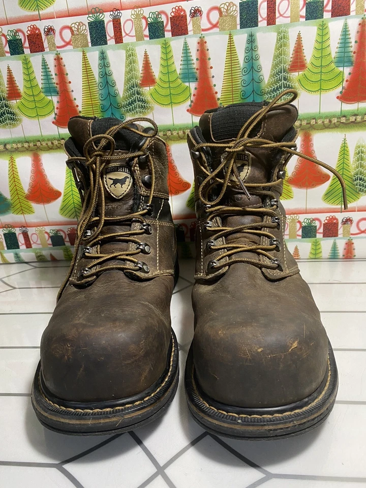 Irish Setter Work 83638 Steel Toe Leather Boot Brown Men’s Size 10 E2 - Image 2 of 4