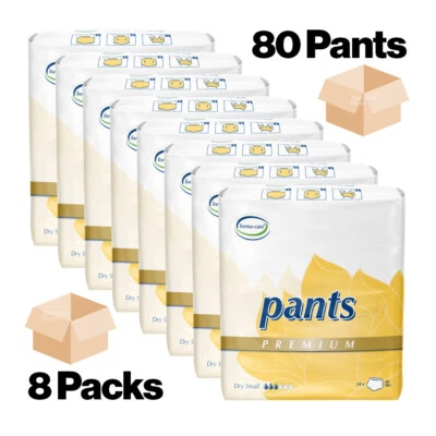 80 x Incontinence Pants - Forma-Care Premium Dry Small - Adult Pull Up Nappies